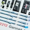 Kelik K72212 Gannet AS1/AS4 - interior 3D decals for Revell kit (1/72)